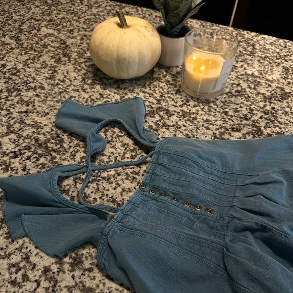 Anthropologie Pilcro Flutter Sleeve Midi Dress - Picture 4 of 7